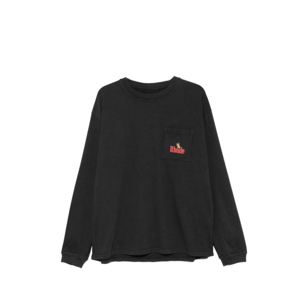 Rhude Black T-Shirts & Vests - T-Shirts Men